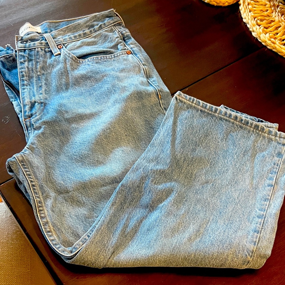 Aritzia denim forum - 90s iggy lo-rise Classic Blue Denim Jeans